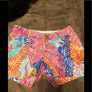 Lilly Pulitzer Callahan shorts Electric Feel sz 2